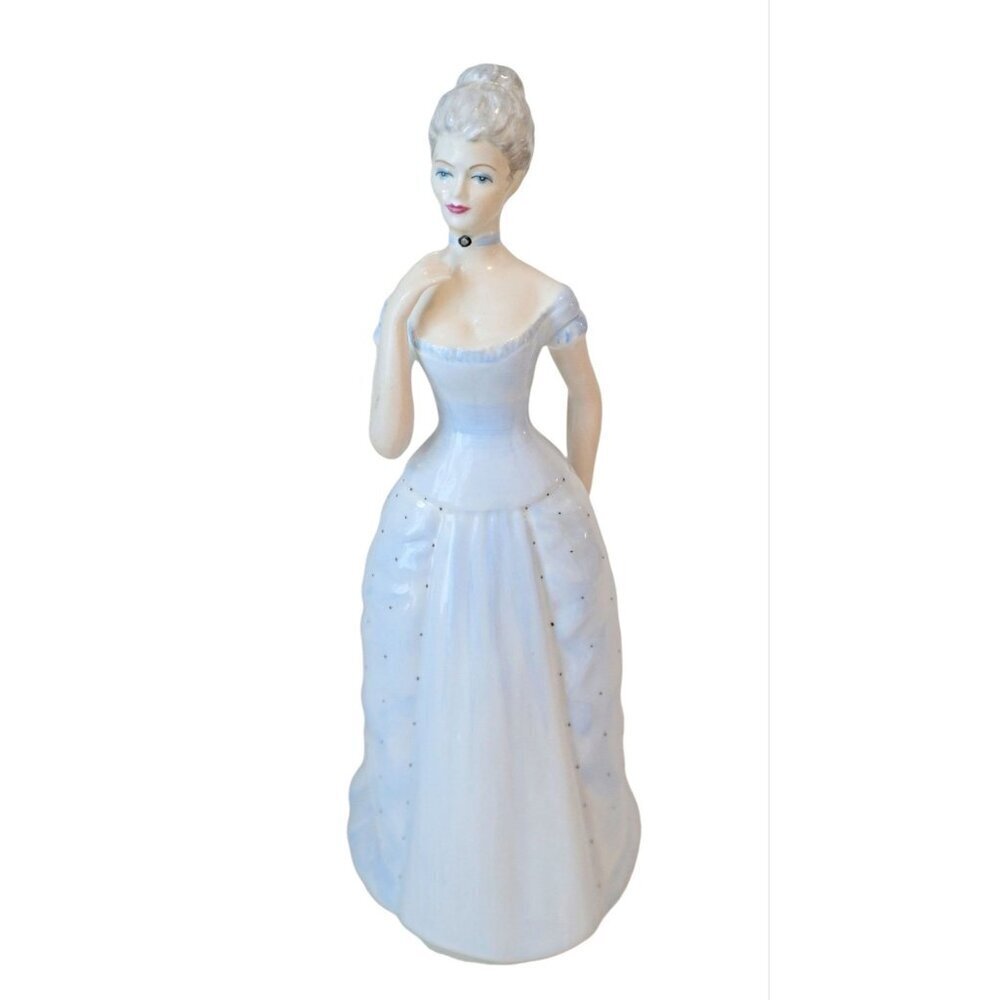 Vintage Coalport Figurine Emma Ladies of Fashion Hand Painted Bone China England